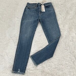 Women's Blue Cropped Jeans